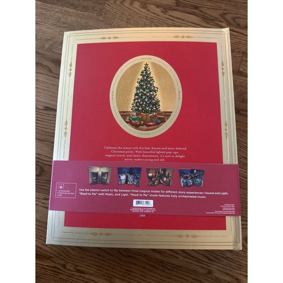 Hallmark The Night Before Christmas Jumbo Pop-Up Book With Light and Sound - Picture 2 of 3
